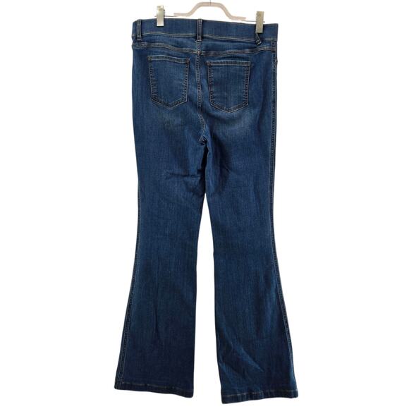 Spanx Jeans Womens XL High Rise EveryWear Flare Pull On Stretch Tall Comfort - Picture 5 of 11
